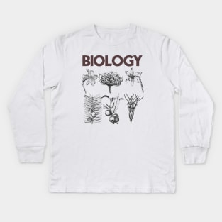 BIOLOGY Kids Long Sleeve T-Shirt